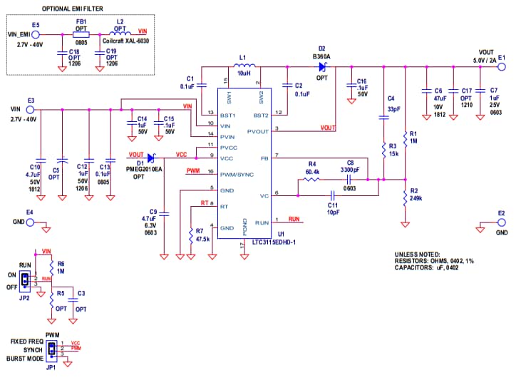Schaltplan - Analog Devices Inc. DC1687B Demonstrationsschaltung